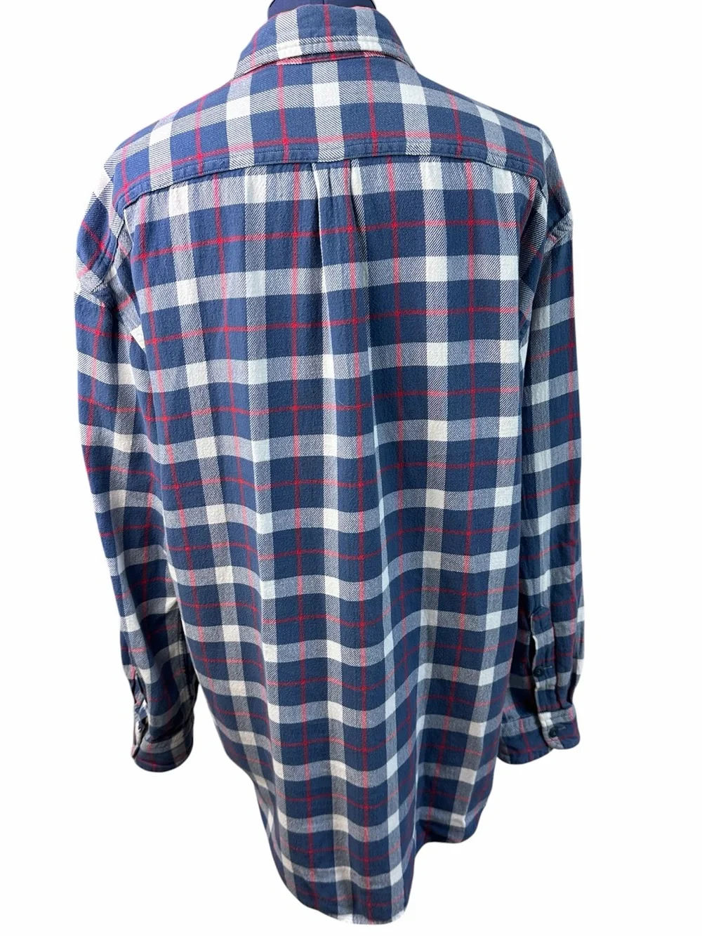 Polo Ralph Lauren Men’s Blue Flannel Shirt Size XL